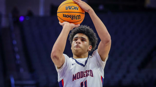 Modesto Christian 68, Lincoln 63 2024 SJS D1 title game 2 by Ralph Thompson 2-21-2024022120241